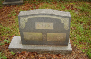 Fox Family Cemetery History