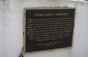 Moore/Hunter Family Cemetery